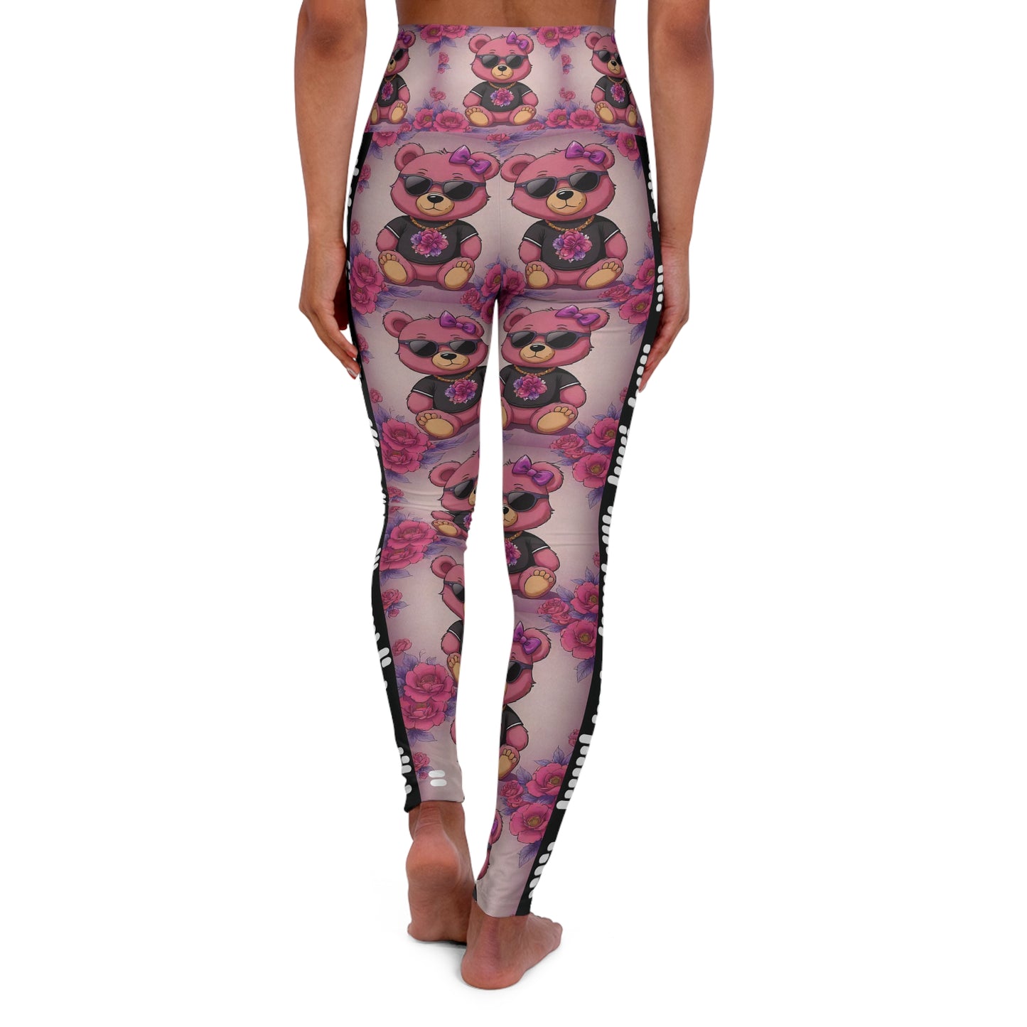 Teddy Chain White Logo Leggings