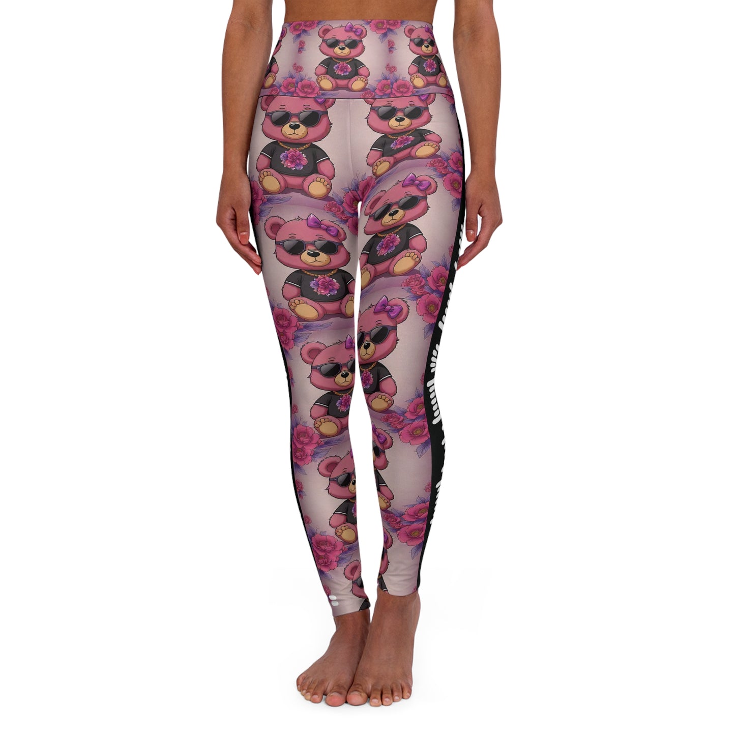 Teddy Chain White Logo Leggings