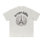 Streetwear Unisex 425G Heavyweight Solid Color Drop Shoulder Loose T-shirt