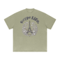 Streetwear Unisex 425G Heavyweight Solid Color Drop Shoulder Loose T-shirt