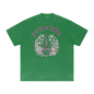 Streetwear Unisex 425G Heavyweight Solid Color Drop Shoulder Loose T-shirt